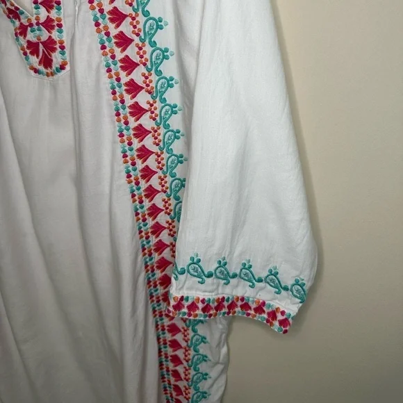 Vineyard Vines Embroidered Tunic Cover Up Size Small - Picture 4 of 13